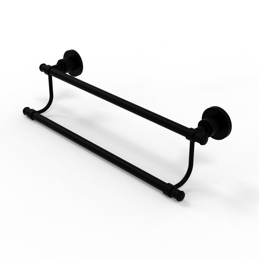 matte black towel stand