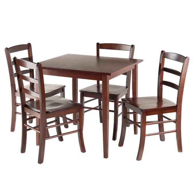 Light Oak Finish Winsome Groveland 3-Piece Wood Dining Set