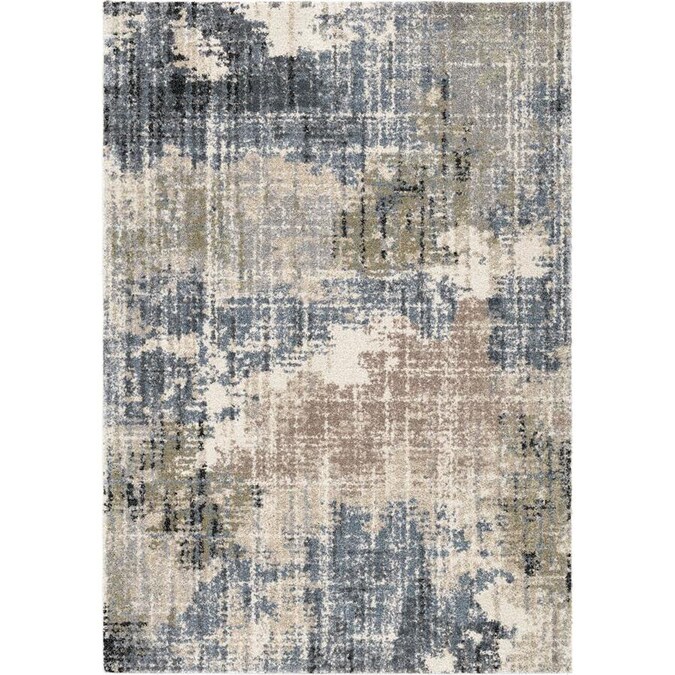 Orian Rugs Portland Basque 5 X 8 Muted Blue Indoor Geometric Mid Century Modern Area Rug In The Department At Com - Muted Multicolor Area Rugs Orian Rugs Portland Basque 5 X 8 Muted Blue Indoor Geometric Mid Century Modern Area Rug In The Department At Com - Muted Multicolor Area Rugs