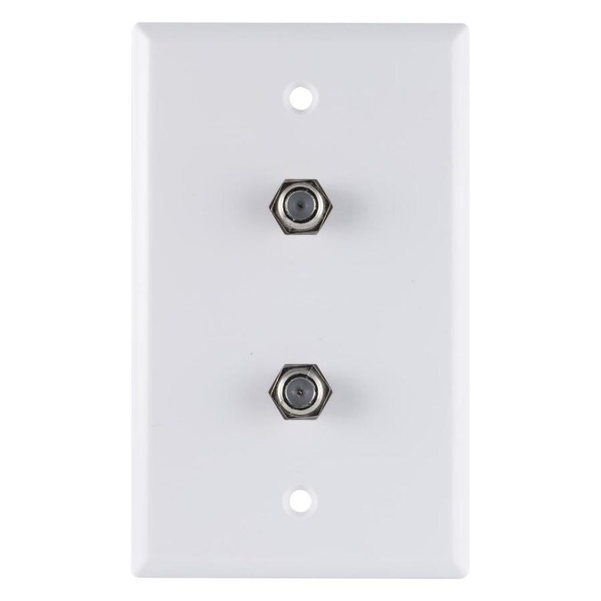 Ge Wall Jack In The Audio Jacks Department At Com - Wall Plate Covers For Tv Cables Ge Wall Jack In The Audio Jacks Department At Com - Wall Plate Covers For Tv Cables