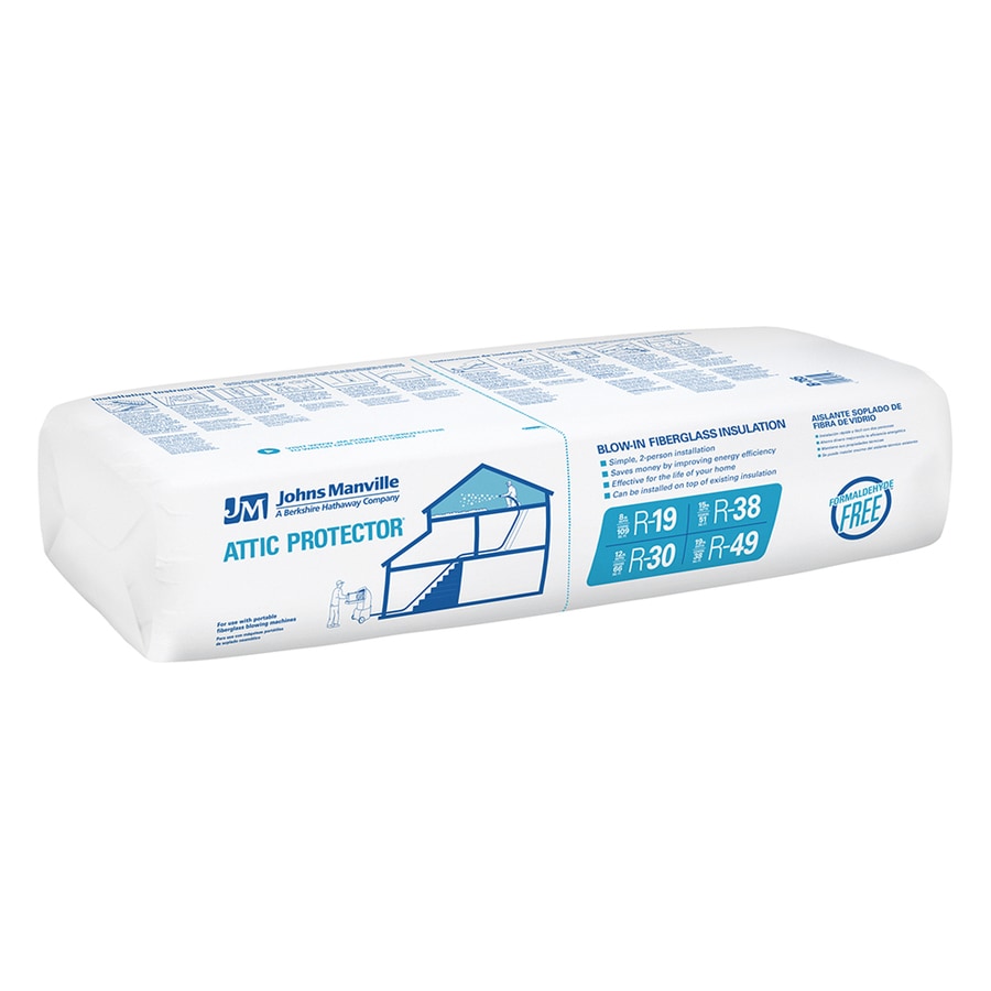 Johns Manville Attic Protector R 19 Blown In Insulation Sound Barrier In The Blown In Insulation Department At Lowes Com