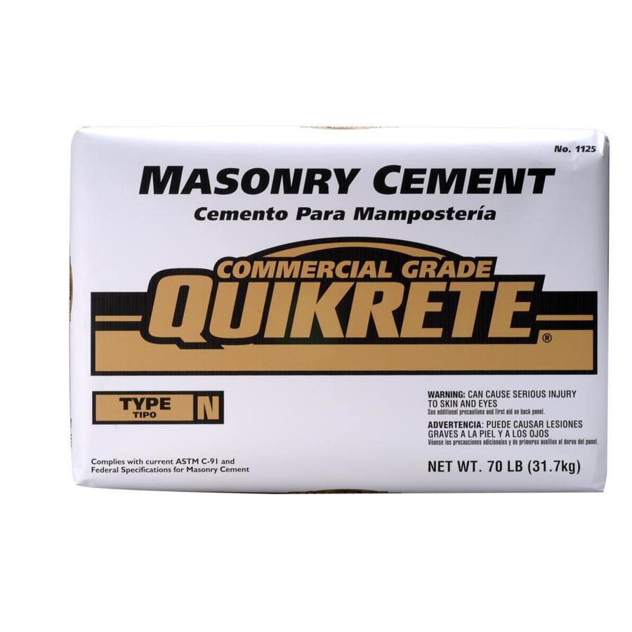 Quikrete Quikrete 70 Lb N Cement In The Cement Department At Lowes Com