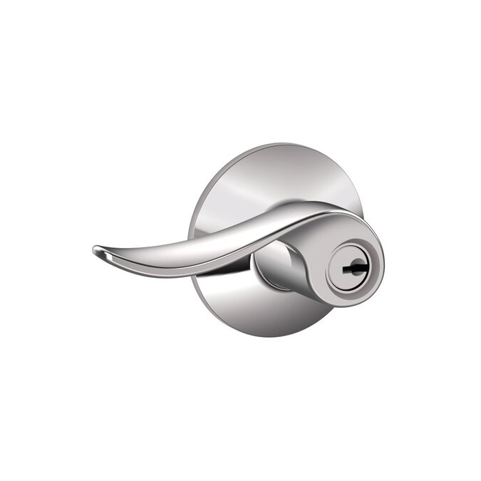 Schlage F40-SAC Nickel Sacramento Privacy Door Lever Set