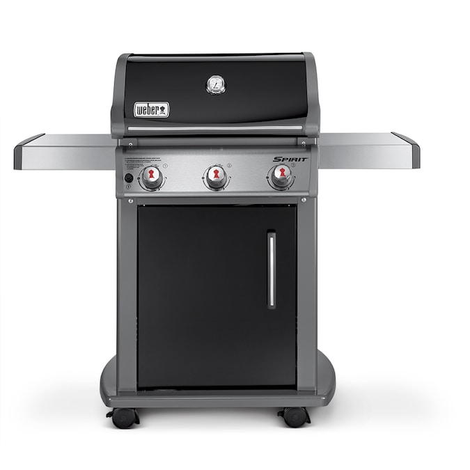 Weber Spirit E 310 Black 3 Burner Liquid Propane Gas Grill In The Gas Grills Department At Lowes Com
