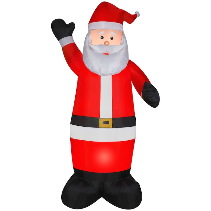 7 FT LIGHTED SANTA IN DEER STAND CHRISTMAS AIRBLOWN INFLATABLE YARD DECOR