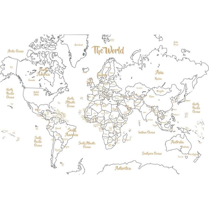 Wallpops Glam Dry Erase Map In The Wall Decals Department At Com - Wallpops World Map Wallpops Glam Dry Erase Map In The Wall Decals Department At Com - Wallpops World Map