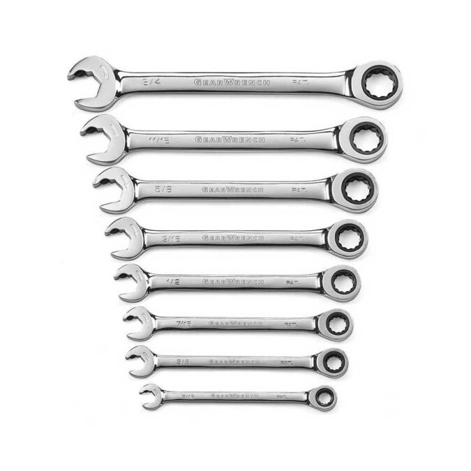 R 6mm TOOGOO Steel Fixed Head Ratcheting Ratchet Spanner Gear Wrench Open End /& Ring Size