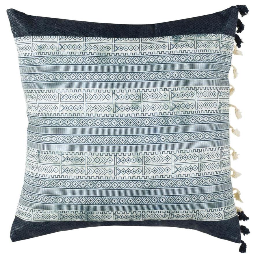 deep blue throw pillows