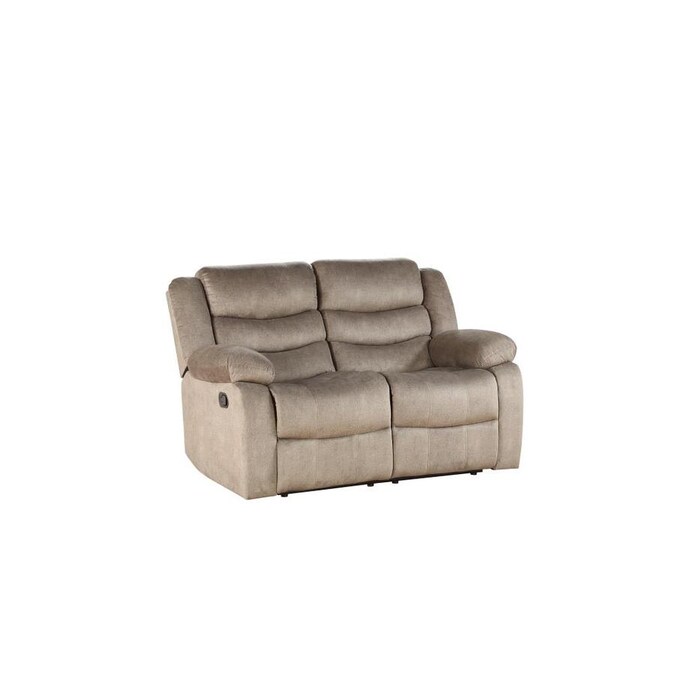 Acme Furniture Angelina Modern Light Brown Fabric Reclining Loveseat In The Couches Sofas Loveseats Department At Com - Light Brown Leather Sectional With Recliner Acme Furniture Angelina Modern Light Brown Fabric Reclining Loveseat In The Couches Sofas Loveseats Department At Com - Light Brown Leather Sectional With Recliner