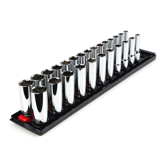 15//16-1-1//2 in. 10-Piece TEKTON 1//2 Inch Drive 12-Point Socket Set | SHD92111