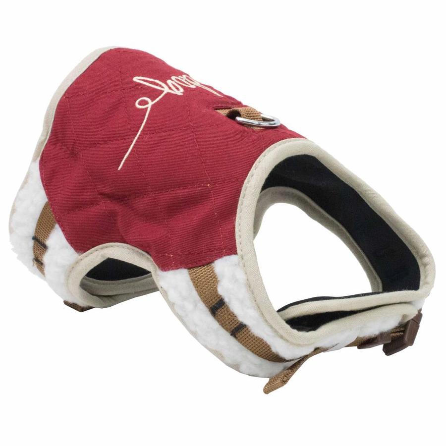 pink dog harness medium