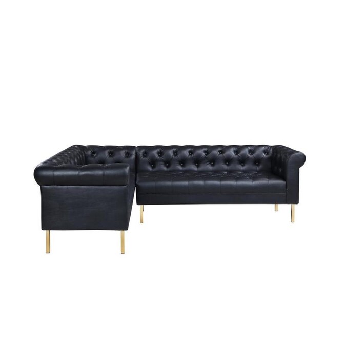 Chic Home Design Giovanni Modern Black Faux Leather Sectional In The Couches Sofas Loveseats Department At Com - Black Contemporary Sectional Leather Sofa Chic Home Design Giovanni Modern Black Faux Leather Sectional In The Couches Sofas Loveseats Department At Com - Black Contemporary Sectional Leather Sofa