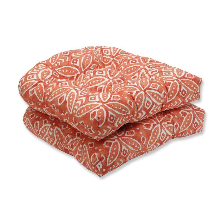 orange patio cushions