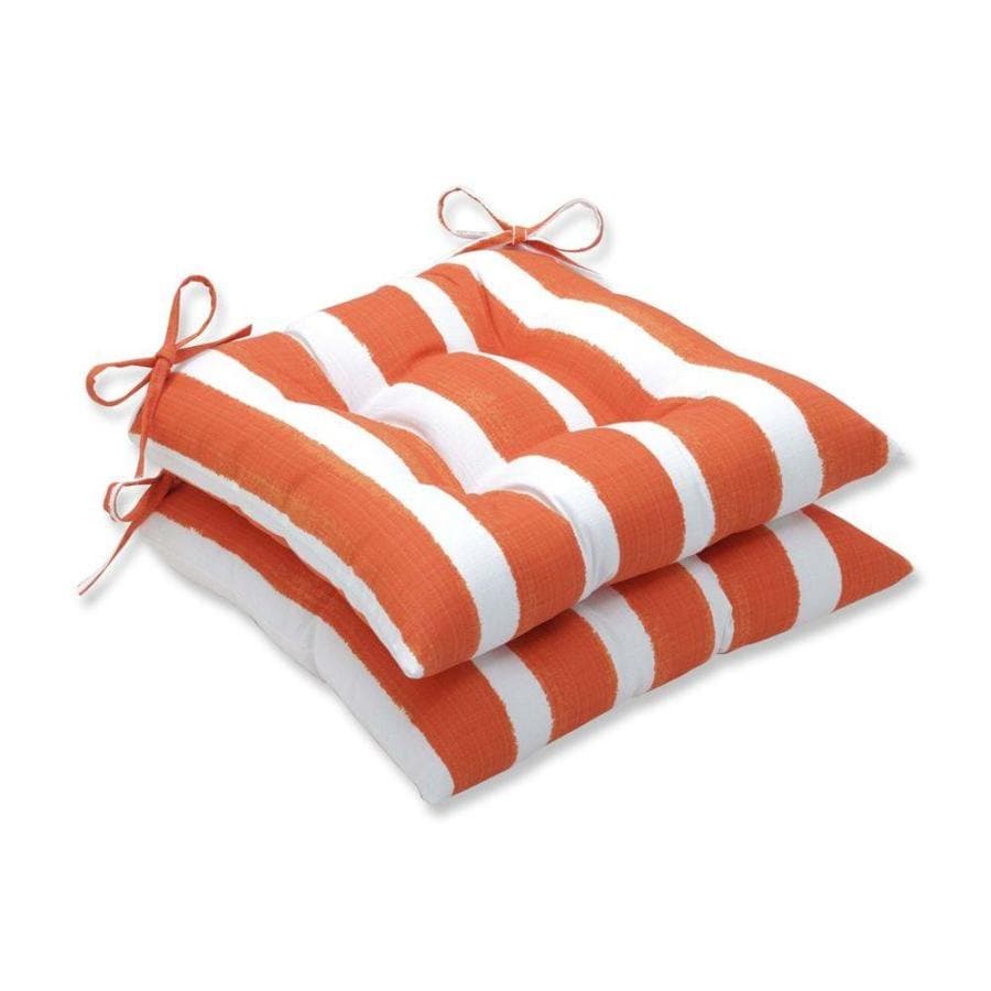 orange patio cushions