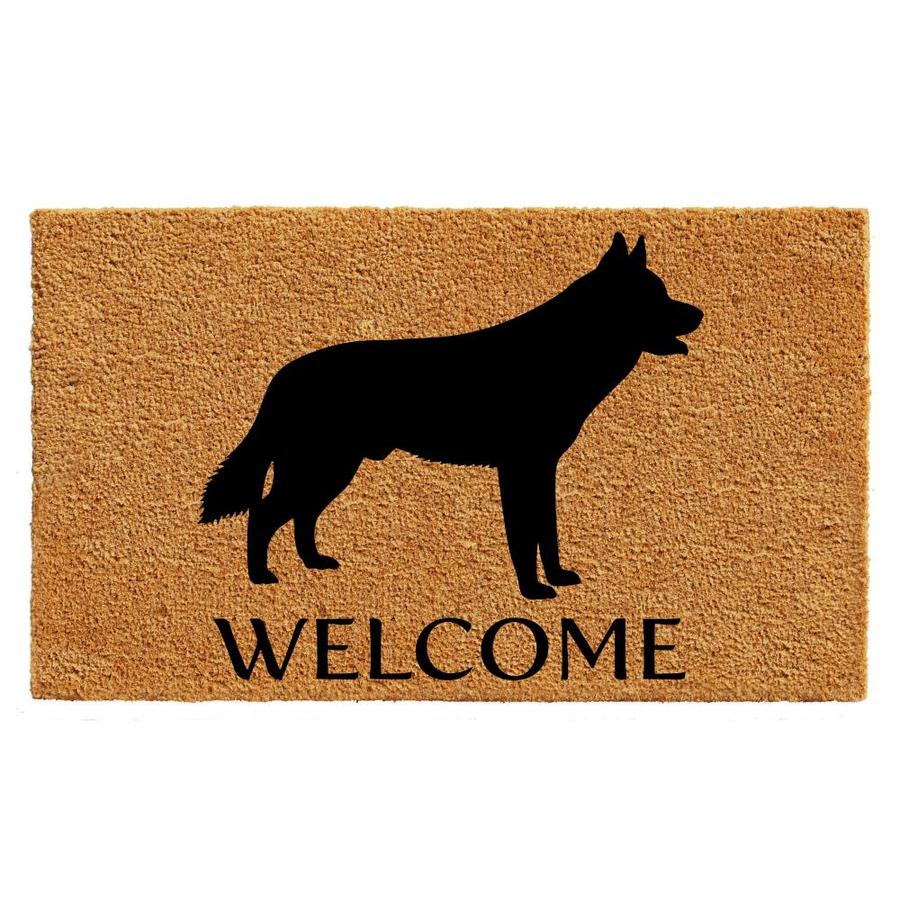 door mats with dogs on them