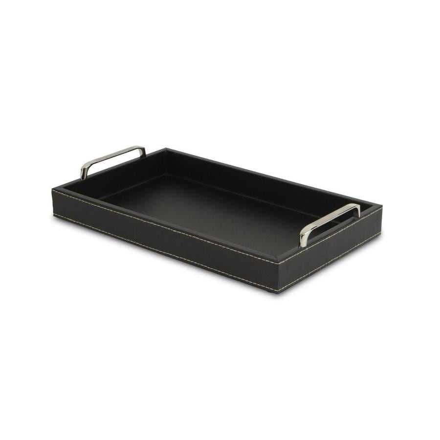 black serving tray