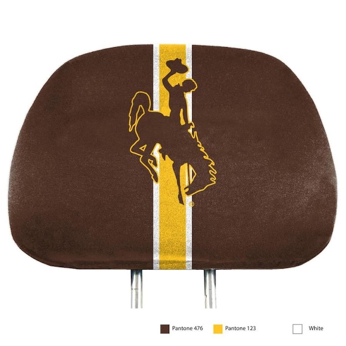 Fan Mats University of Wyoming Color Chrome Car Emblem