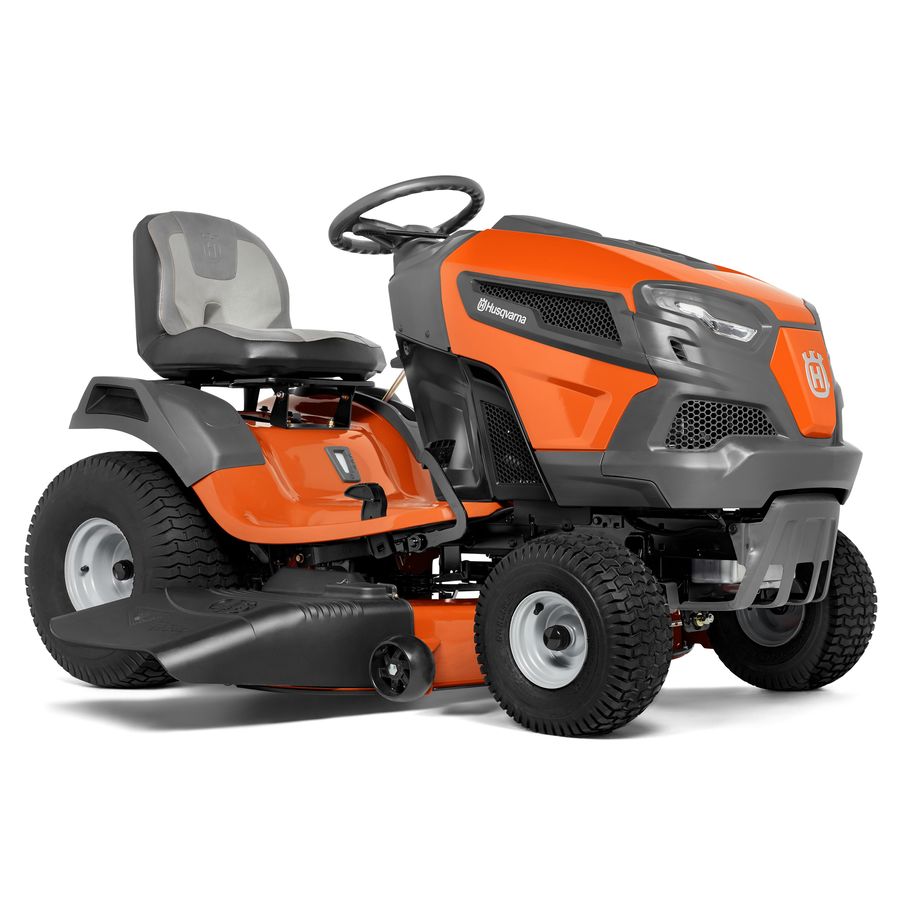 Husqvarna Ts146x 22 Hp V Twin Hydrostatic 46 In Riding Lawn Mower With Mulching Capability Kit Sold Separately In The Gas Riding Lawn Mowers Department At Lowes Com