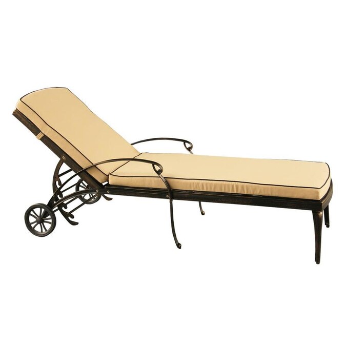 Oakland Living Outdoor Aluminum Chaise Lounge With Wheels Bronze Metal Frame Stationary Chair S High End Fabric Cushioned Seat In The Patio Chairs Department At Com - Cast Aluminum Chaise Lounge With Wheels Oakland Living Outdoor Aluminum Chaise Lounge With Wheels Bronze Metal Frame Stationary Chair S High End Fabric Cushioned Seat In The Patio Chairs Department At Com - Cast Aluminum Chaise Lounge With Wheels