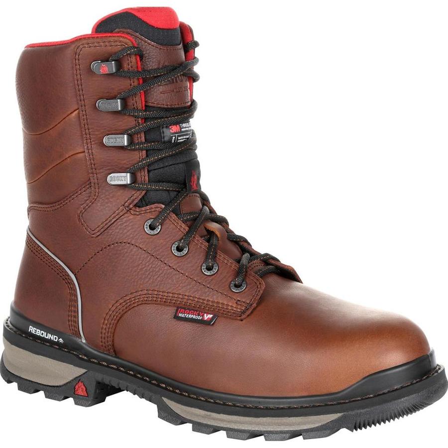 insulated western work boots