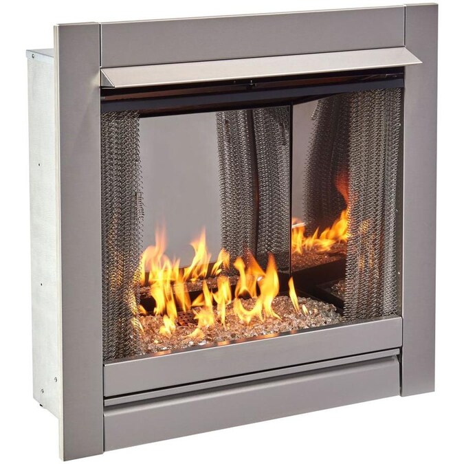 Bluegrass Living Vent Free Stainless Outdoor Gas Fireplace Insert With Reflective Crystal Glass Media 24 000 Btu Manual Control In The Fireplaces Department At Com - Ventless Outdoor Gas Fireplace Inserts Bluegrass Living Vent Free Stainless Outdoor Gas Fireplace Insert With Reflective Crystal Glass Media 24 000 Btu Manual Control In The Fireplaces Department At Com - Ventless Outdoor Gas Fireplace Inserts