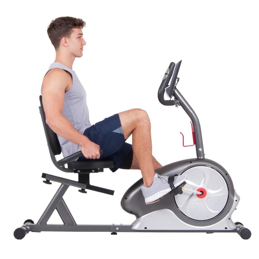 recumbent exercise bike with arm workout