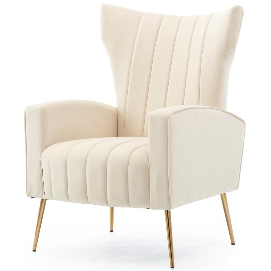 beige accent chairs