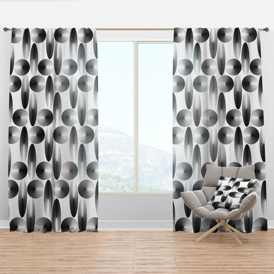 patterned drapes and curtains