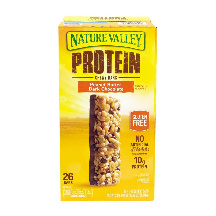 Nature Valley Nature Valley Protein Chewy Granola Bars Peanut Butter Dark Chocolate 1 42 Oz 26 In The Snacks Candy Department At Lowes Com