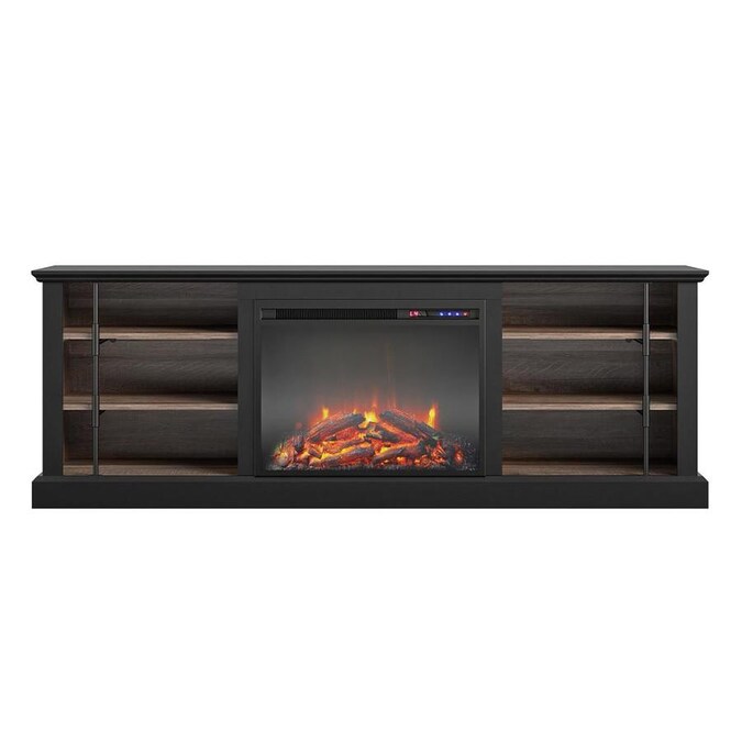 Ameriwood Home Hoffman Fireplace Tv Stand For Tvs Up To 70 In Black The Electric Fireplaces Department At Com - Black Electric Fireplace Tv Stand Ameriwood Home Hoffman Fireplace Tv Stand For Tvs Up To 70 In Black The Electric Fireplaces Department At Com - Black Electric Fireplace Tv Stand