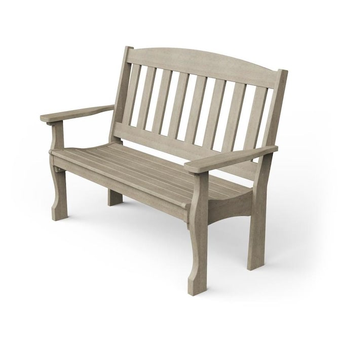 Metal and brazilian walnut bench