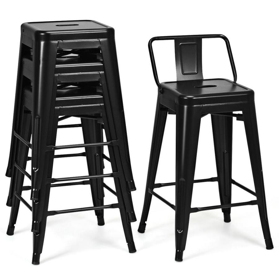 black counter height chairs set of 4