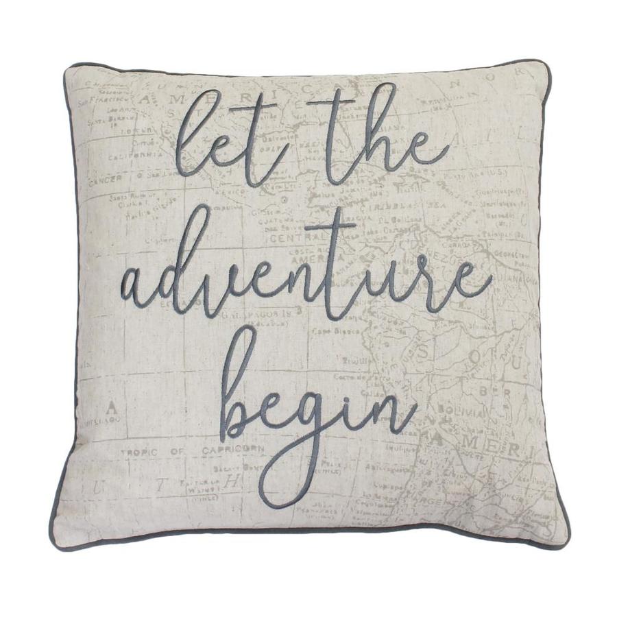 adventure throw pillow