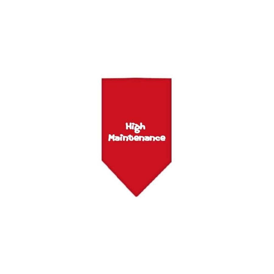 Mirage Pet Products High Maintenance Screen Print Bandana Red Large In The Pet Clothing Department At Lowes Com