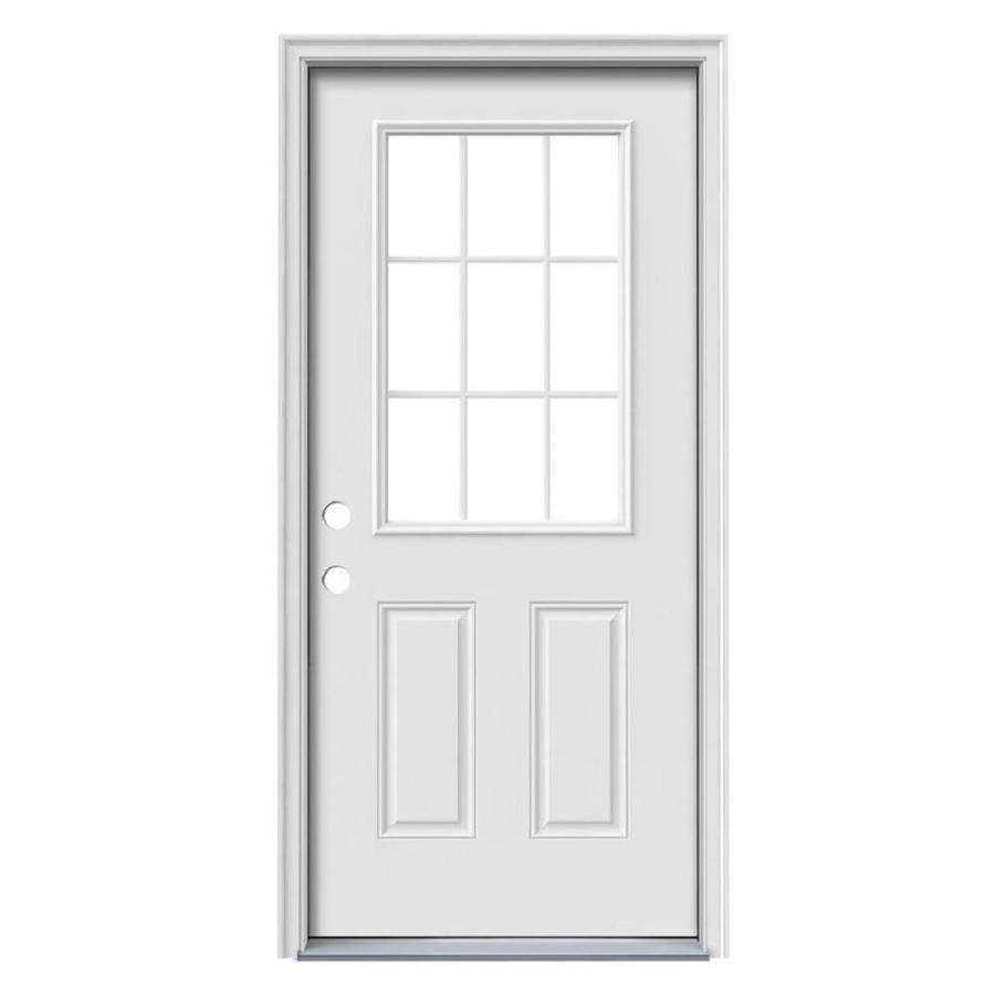 exterior door with dog door lowes