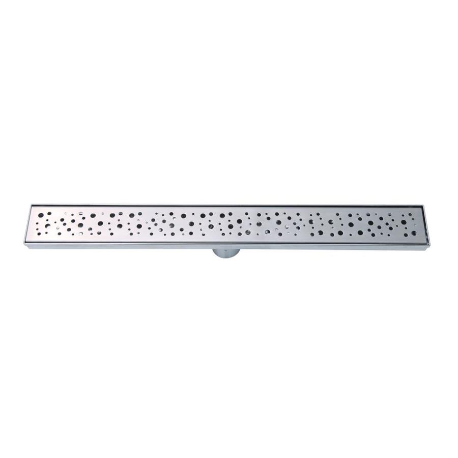 horizontal shower drain