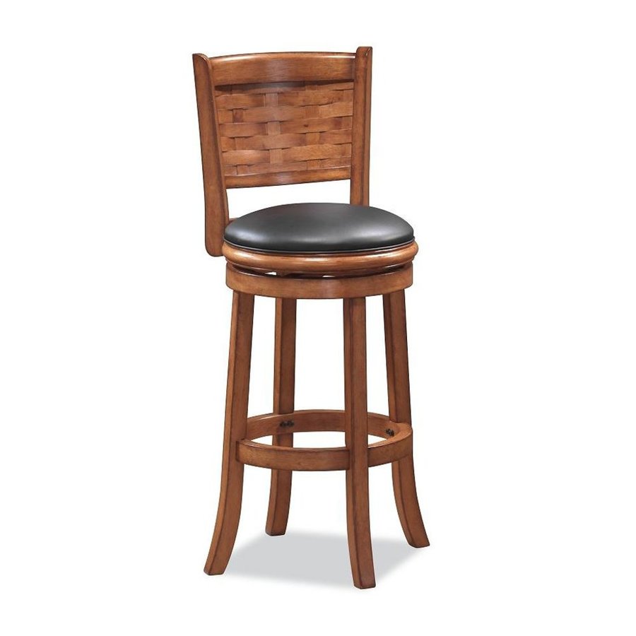 oak high back bar stools