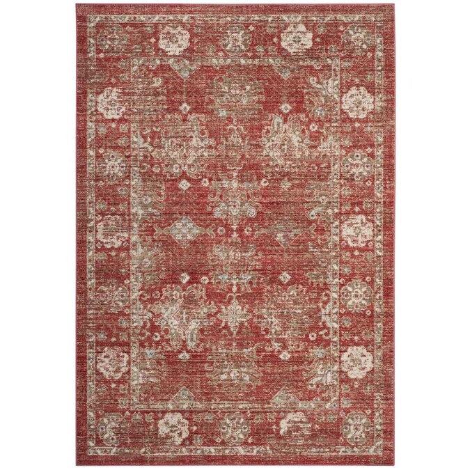 Safavieh Windsor Davar 8 X 10 Red Ivory Indoor Distressed Overdyed Vintage Area Rug In The Rugs Department At Com - 8×10 Hot Pink Area Rug Safavieh Windsor Davar 8 X 10 Red Ivory Indoor Distressed Overdyed Vintage Area Rug In The Rugs Department At Com - 8×10 Hot Pink Area Rug
