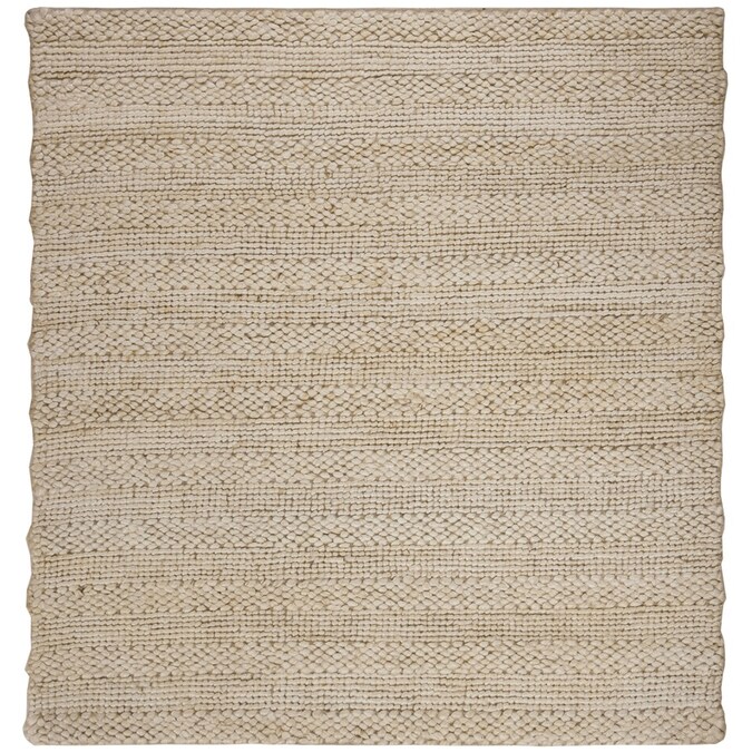Safavieh Natural Fiber Wainscott 6 X Bleach Square Indoor Stripe Coastal Handcrafted Area Rug In The Rugs Department At Com - 6 Ft Square Jute Rug Safavieh Natural Fiber Wainscott 6 X Bleach Square Indoor Stripe Coastal Handcrafted Area Rug In The Rugs Department At Com - 6 Ft Square Jute Rug