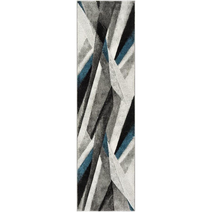 Safavieh Hollywood 2 Ft 3 In X 10 Gray Teal Indoor Geometric Mid Century Modern Runner The Rugs Department At Com - Teal And Gray Runner Rugs Safavieh Hollywood 2 Ft 3 In X 10 Gray Teal Indoor Geometric Mid Century Modern Runner The Rugs Department At Com - Teal And Gray Runner Rugs
