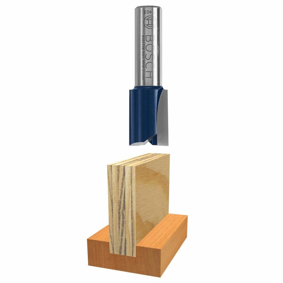 Bosch 23/32in CarbideTipped Plywood Mortising Router Bit in the