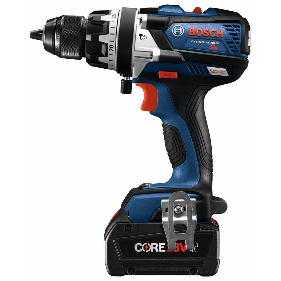 Bosch 1/2-in Core18v Variable Speed Brushless Cordless Hammer Drill (1 ...