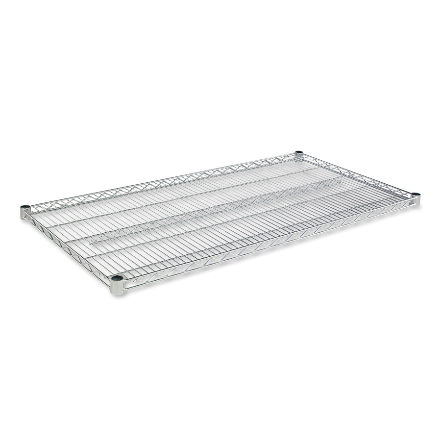 Shop Alera 4ft L x 24in D Silver Wire Shelf at