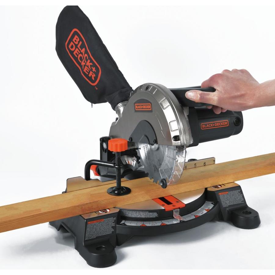 BLACK+DECKER Black + Decker Miter saw 71/4in 9Amp Single Bevel