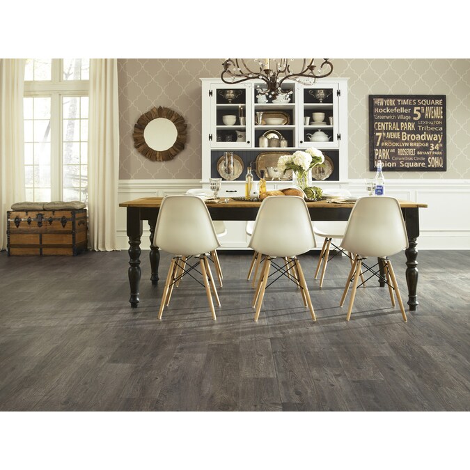 Tarkett Lifetime 12-ft W x Cut-to-Length Fumed Wood-Look Low-Gloss