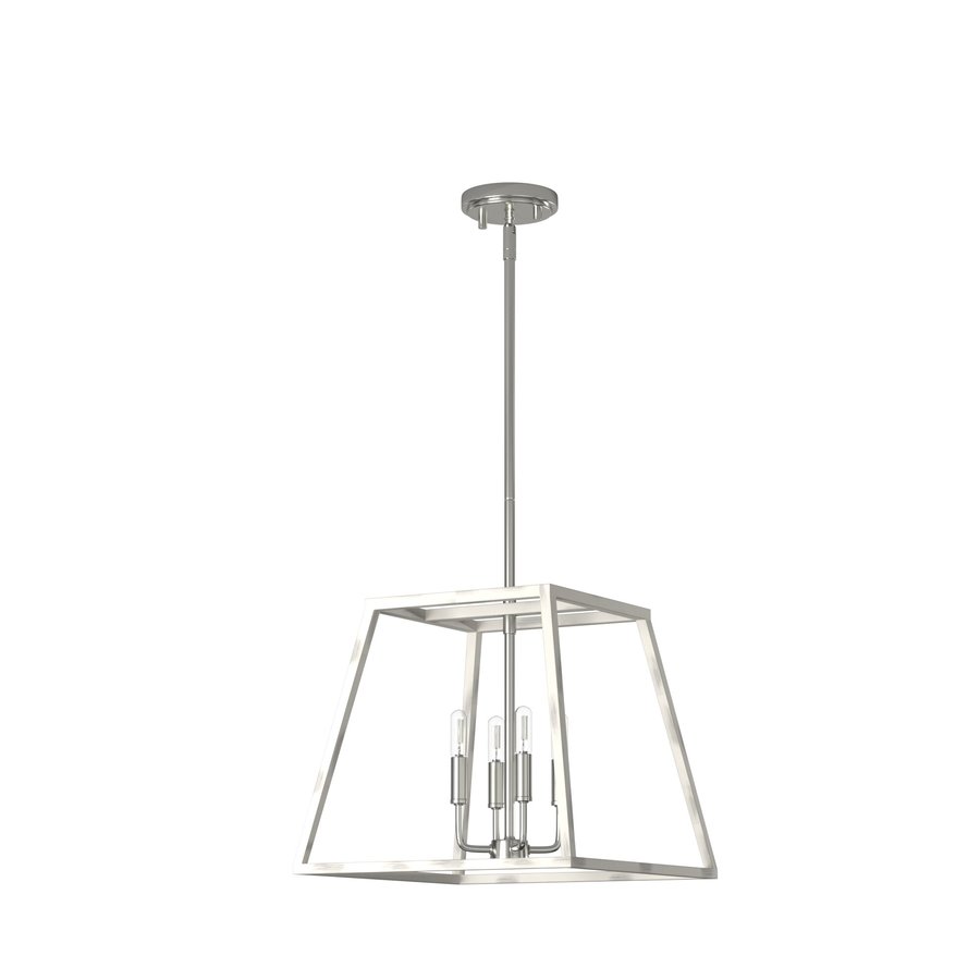 white modern light fixture