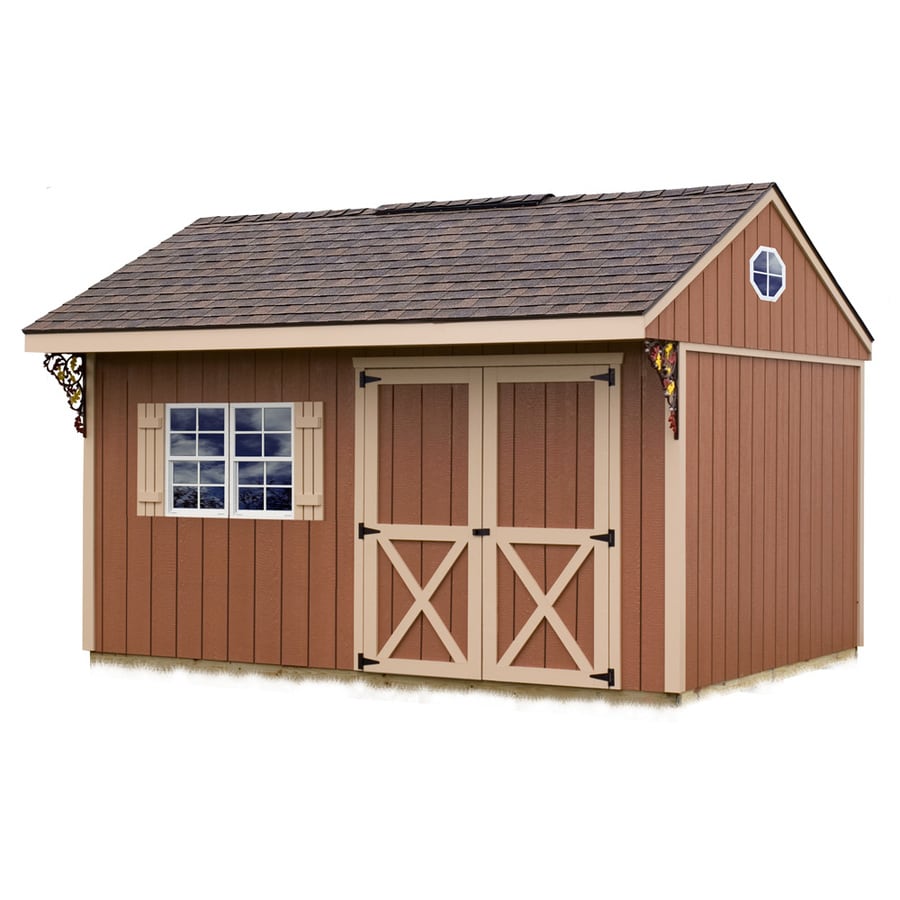  Storage Shed (Common: 10-ft x 14-ft; Interior Dimensions: 9.42-ft x 13