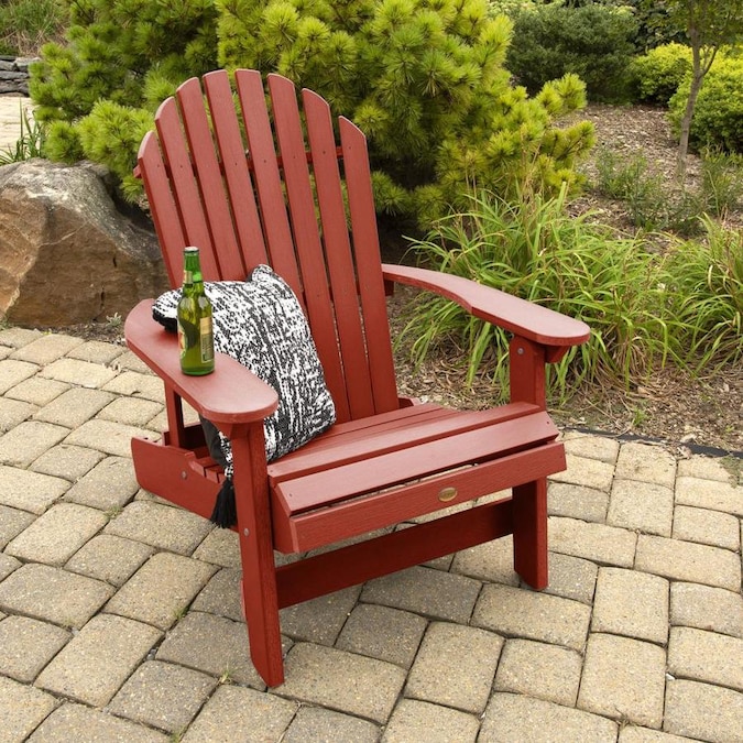 highwood The Adirondack Collection Rustic Red Plastic