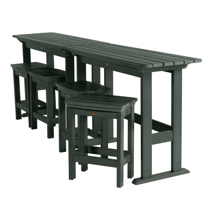 bar height table set outdoor