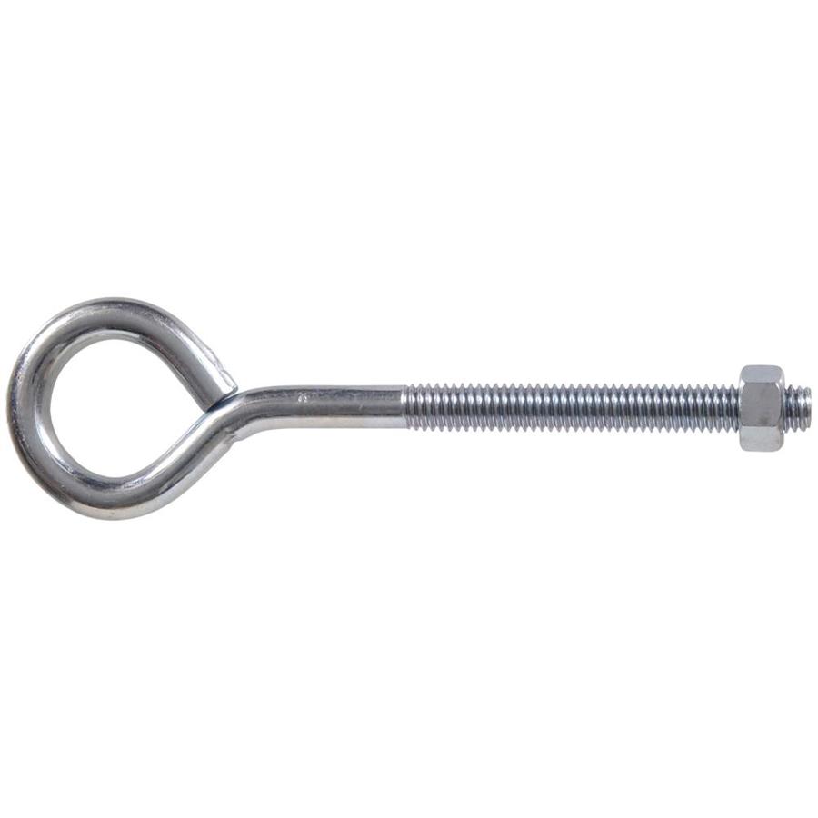 Hillman 38 In X 6 In Zinc Plated Coarse Thread Eye Bolt 4 Count In The Eye Bolts Department